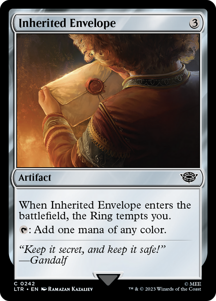 Inherited Envelope [The Lord of the Rings: Tales of Middle-Earth] | Good Games Cannington
