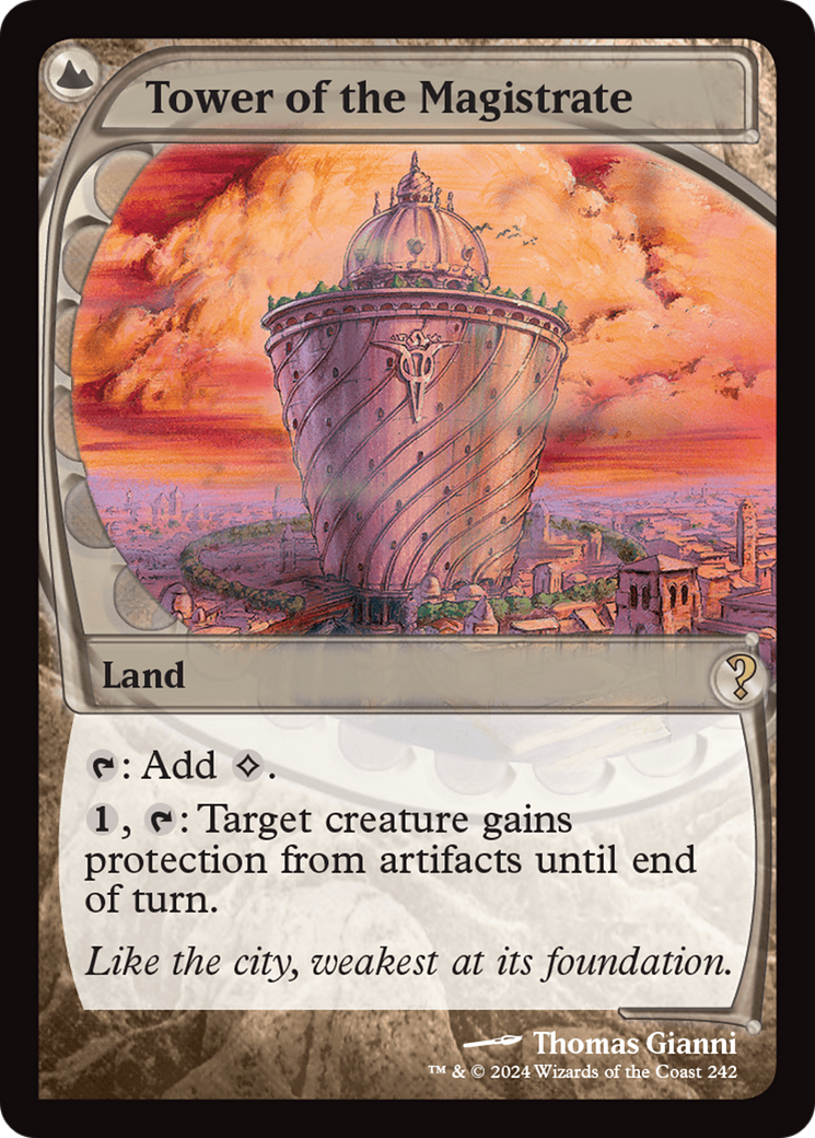 Tower of the Magistrate (Future Sight) [Mystery Booster 2] | Good Games Cannington