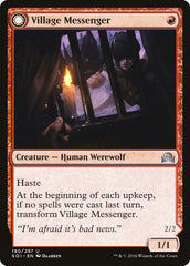Village Messenger // Moonrise Intruder [Shadows over Innistrad] | Good Games Cannington