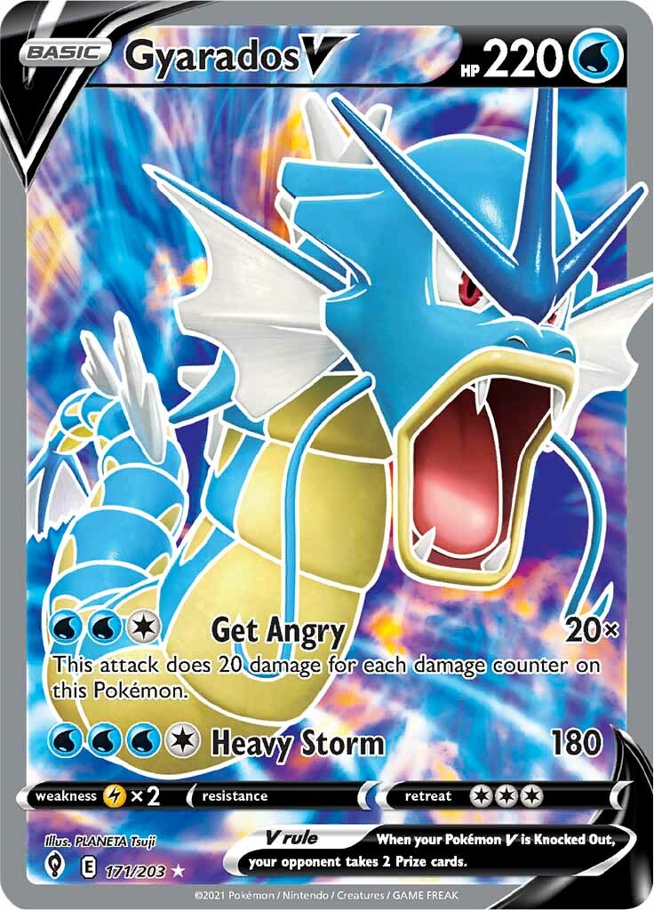 Gyarados V (171/203) [Sword & Shield: Evolving Skies] | Good Games Cannington