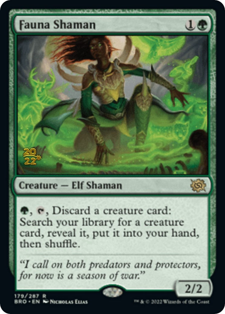 Fauna Shaman [The Brothers' War Prerelease Promos] | Good Games Cannington