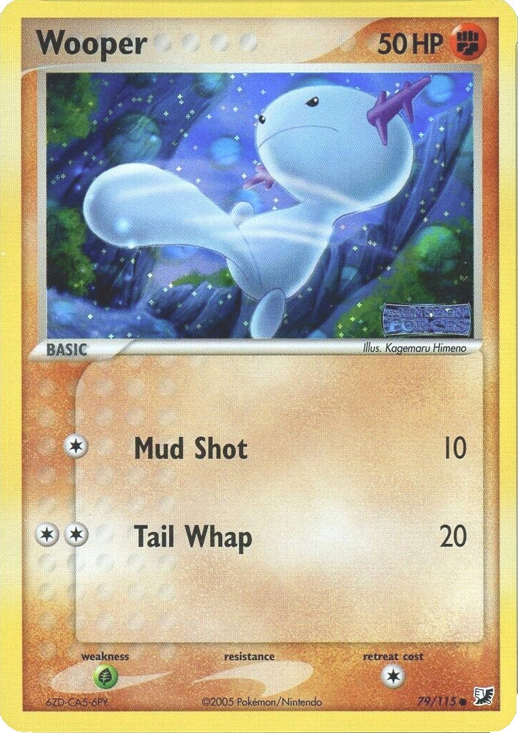Wooper (79/115) (Stamped) [EX: Unseen Forces] | Good Games Cannington