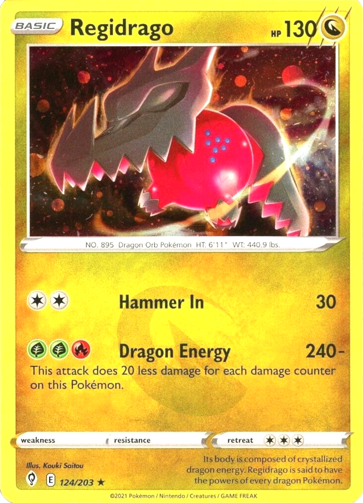 Regidrago (124/203) (Cosmos Holo) [Sword & Shield: Evolving Skies] | Good Games Cannington