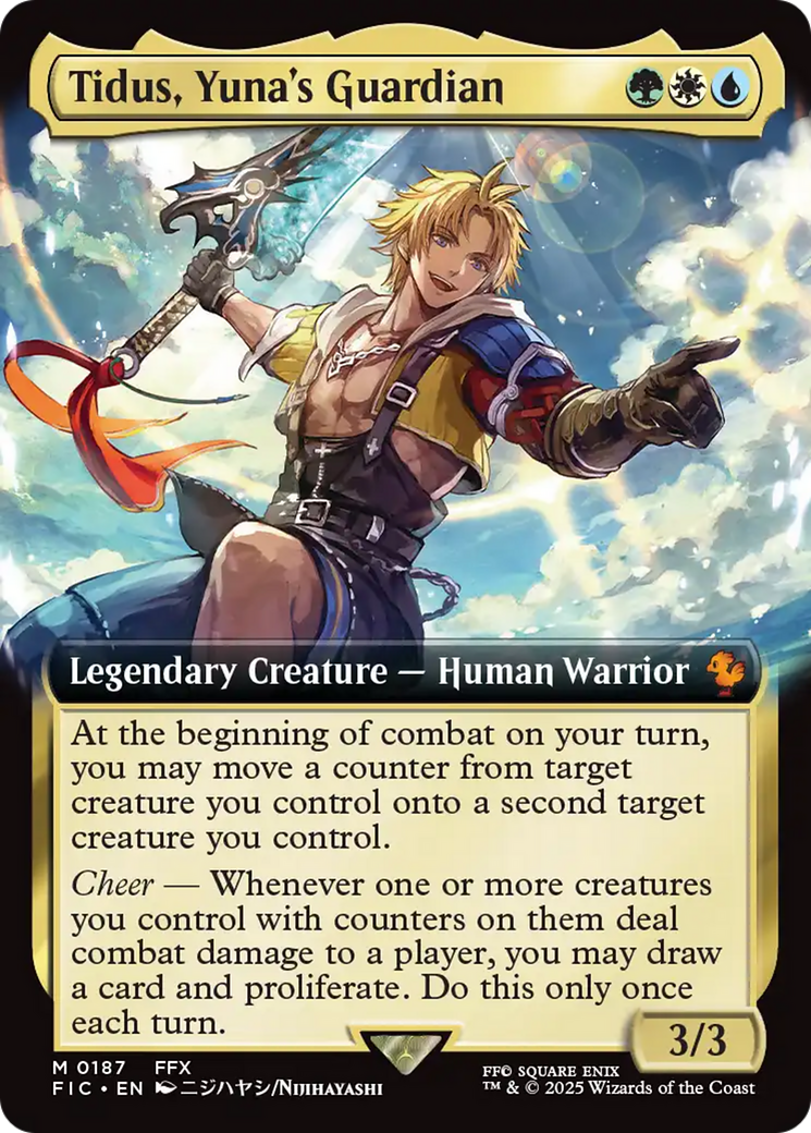 Tidus, Yuna's Guardian (Extended Art) [FINAL FANTASY Commander] | Good Games Cannington