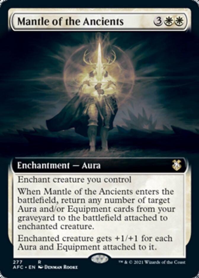 Mantle of the Ancients (Extended Art) [Dungeons & Dragons: Adventures in the Forgotten Realms Commander] | Good Games Cannington