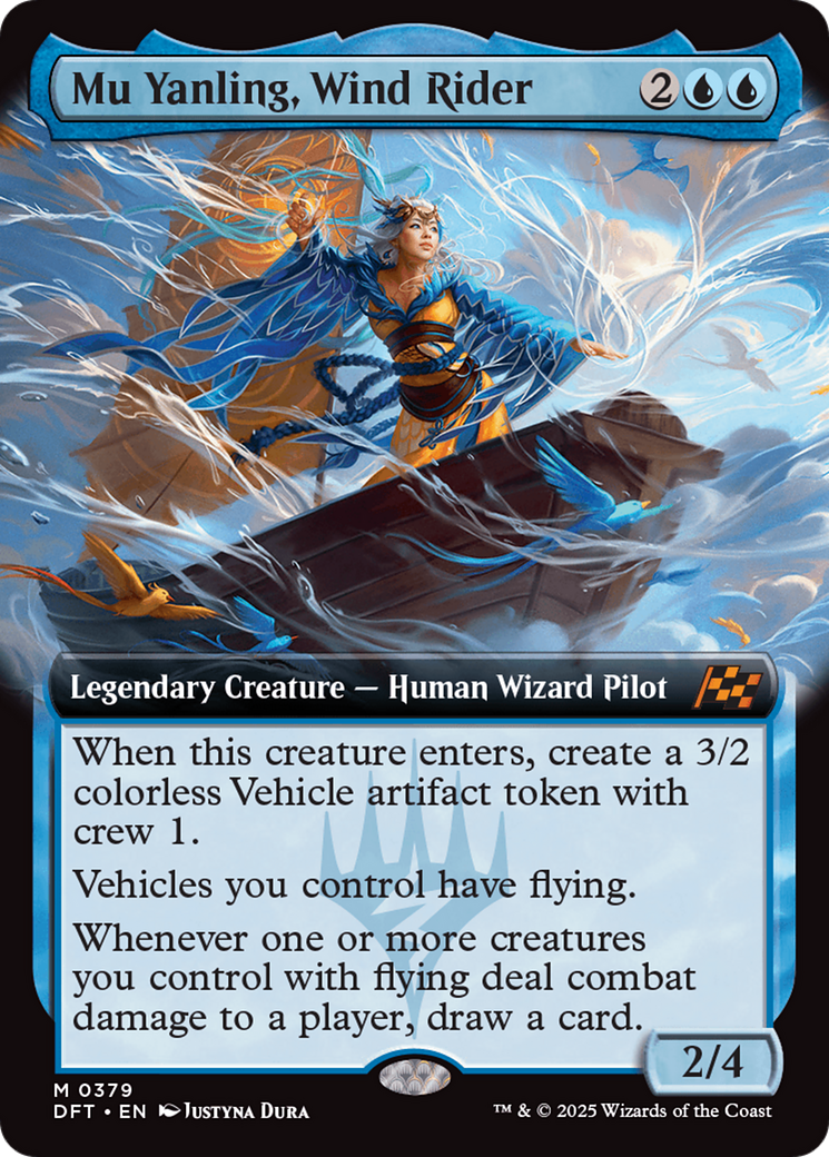 Mu Yanling, Wind Rider (Extended Art) [Aetherdrift] | Good Games Cannington
