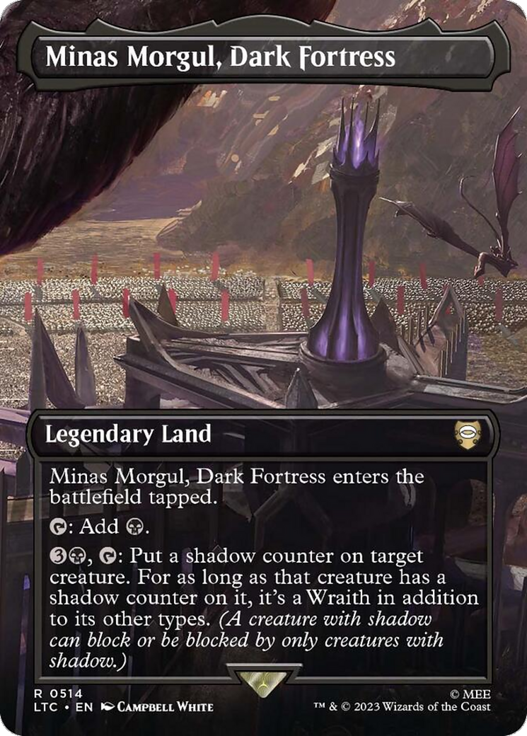 Minas Morgul, Dark Fortress (Borderless) [The Lord of the Rings: Tales of Middle-Earth Commander] | Good Games Cannington