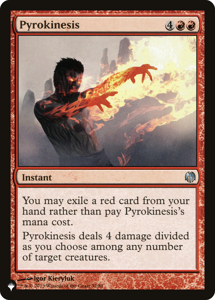 Pyrokinesis [The List] | Good Games Cannington