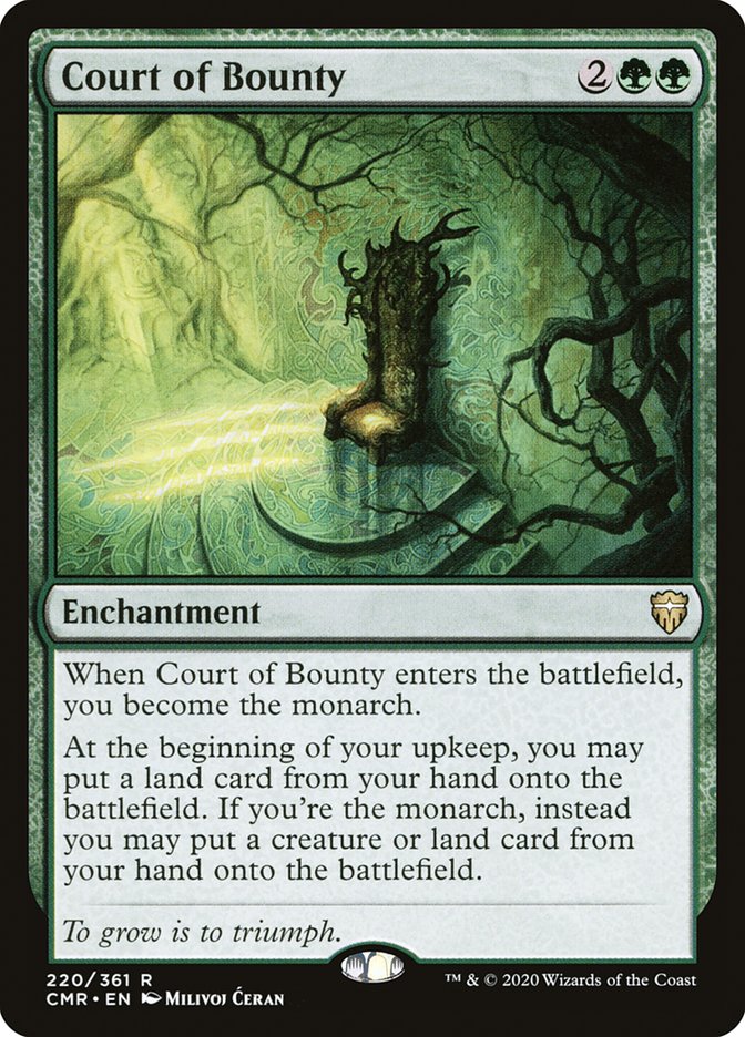 Court of Bounty 220 (Commander Legends)  - Foil | Good Games Cannington