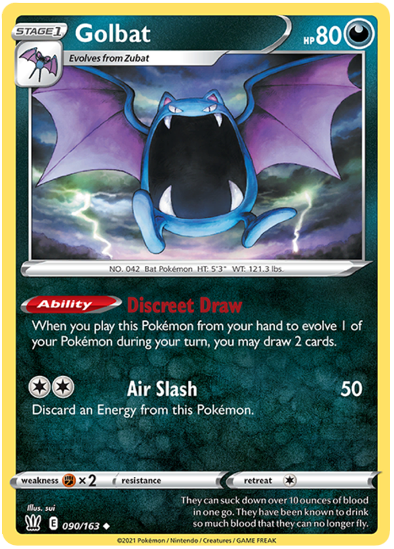 Golbat (090/163) [Sword & Shield: Battle Styles] | Good Games Cannington
