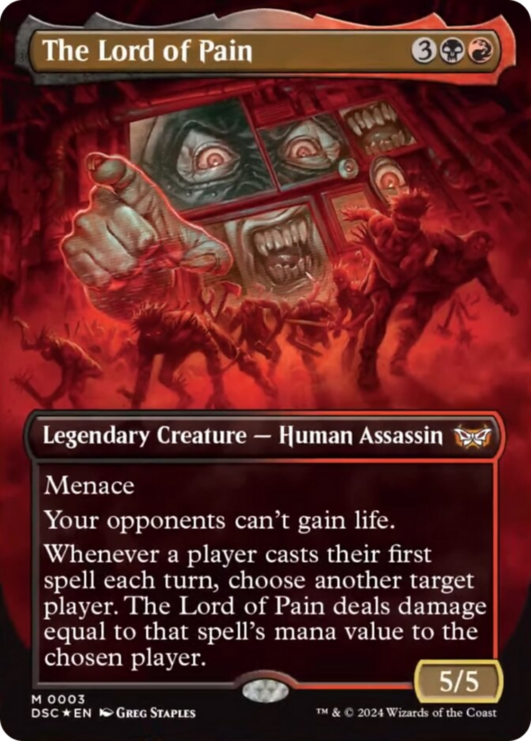 The Lord of Pain (Borderless) [Duskmourn: House of Horror Commander] | Good Games Cannington