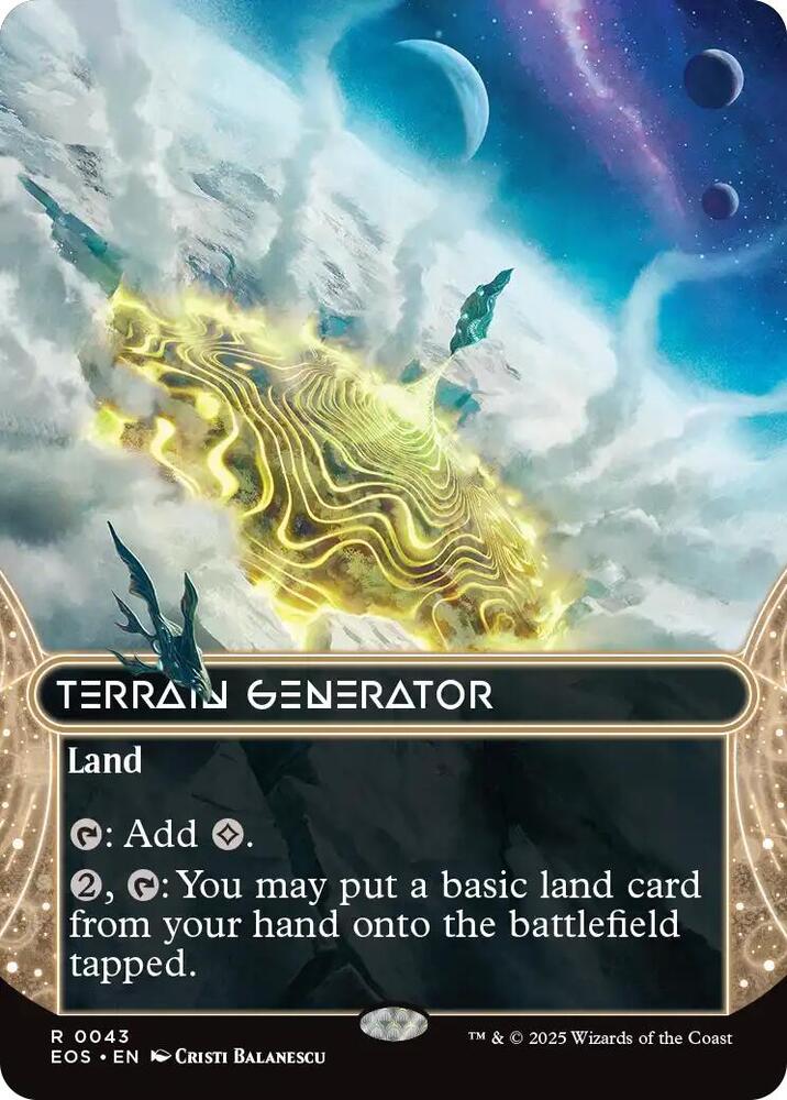 Terrain Generator  43/45 (Edge of Eternities: Stellar Sights)  - Borderless | Good Games Cannington
