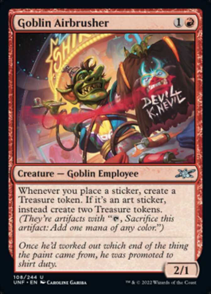 Goblin Airbrusher [Unfinity] | Good Games Cannington