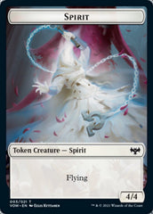 Blood // Spirit (003) Double-Sided Token [Innistrad: Crimson Vow Tokens] | Good Games Cannington
