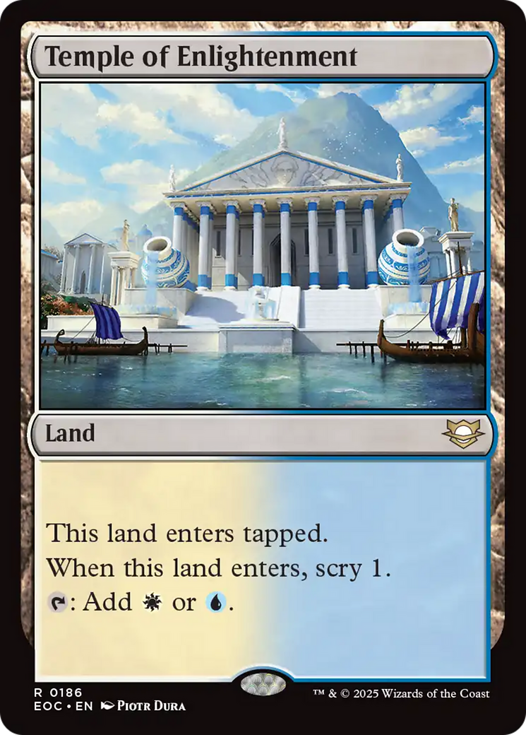 Temple of Enlightenment [Edge of Eternities Commander] | Good Games Cannington