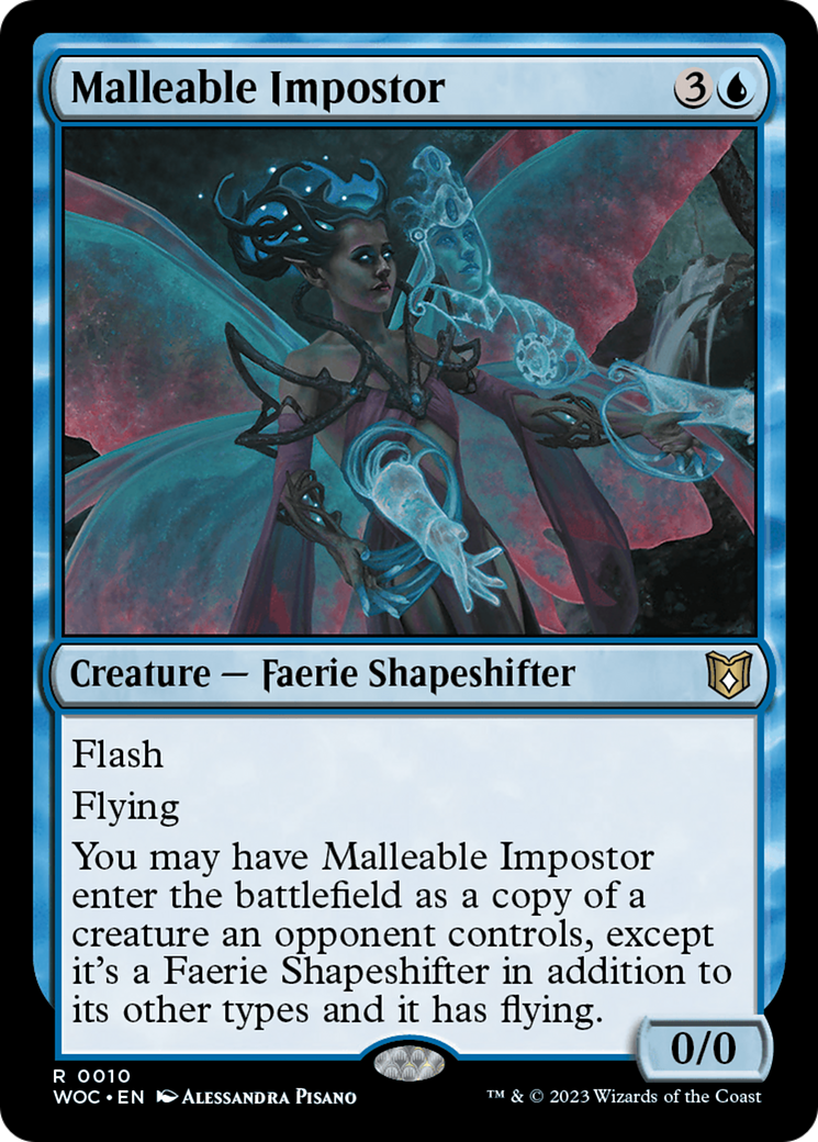 Malleable Impostor [Wilds of Eldraine Commander] | Good Games Cannington