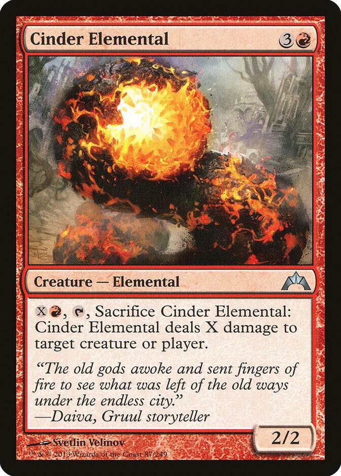 Cinder Elemental 87/249 (Gatecrash)  | Good Games Cannington