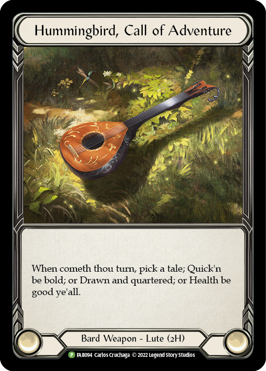 Hummingbird, Call of Adventure [FAB094] (Promo)  Cold Foil | Good Games Cannington