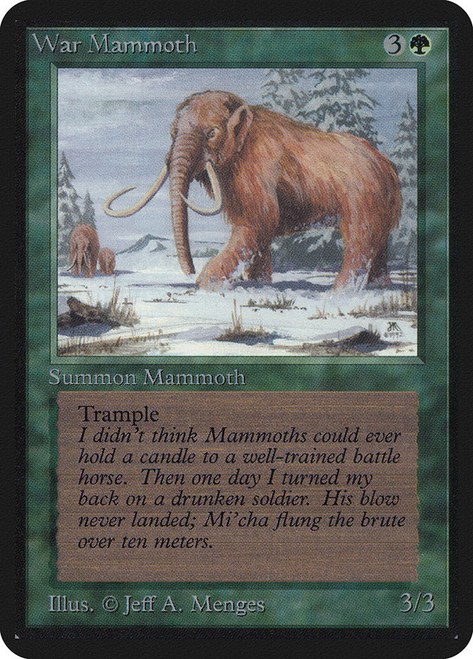 War Mammoth [Alpha Edition] | Good Games Cannington