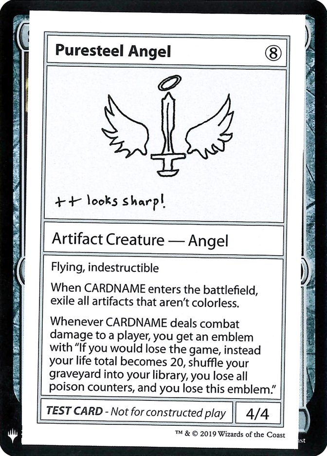 Puresteel Angel [Mystery Booster Playtest Cards] | Good Games Cannington