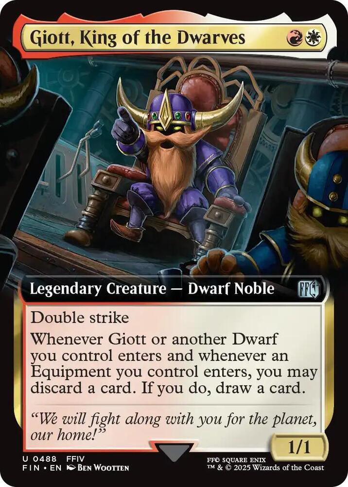 Giott, King of the Dwarves 488 (FINAL FANTASY)  - Extended Art  | Good Games Cannington