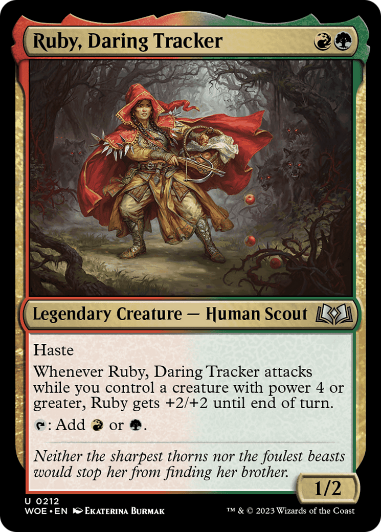 Ruby, Daring Tracker [Wilds of Eldraine] | Good Games Cannington
