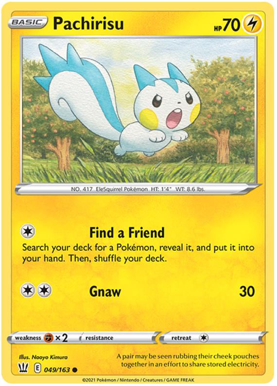 Pachirisu (049/163) [Sword & Shield: Battle Styles] | Good Games Cannington
