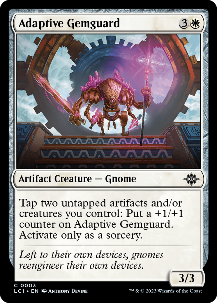 Adaptive Gemguard [The Lost Caverns of Ixalan] | Good Games Cannington