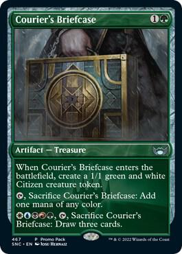 Couriers Briefcase 467 (Promo Pack: Streets of New Capenna)  - Foil | Good Games Cannington