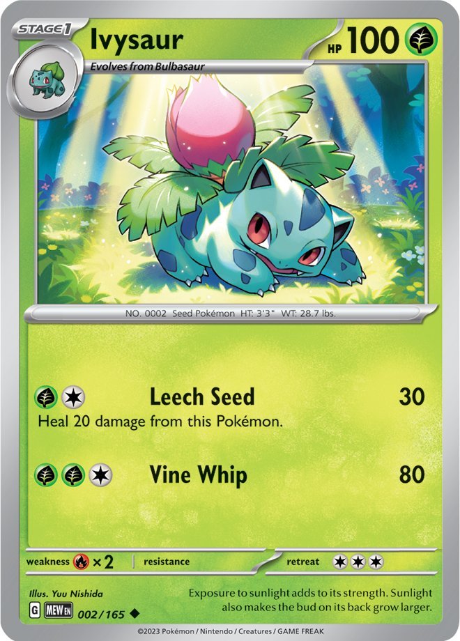 Ivysaur (002/165) [Scarlet & Violet 151] | Good Games Cannington