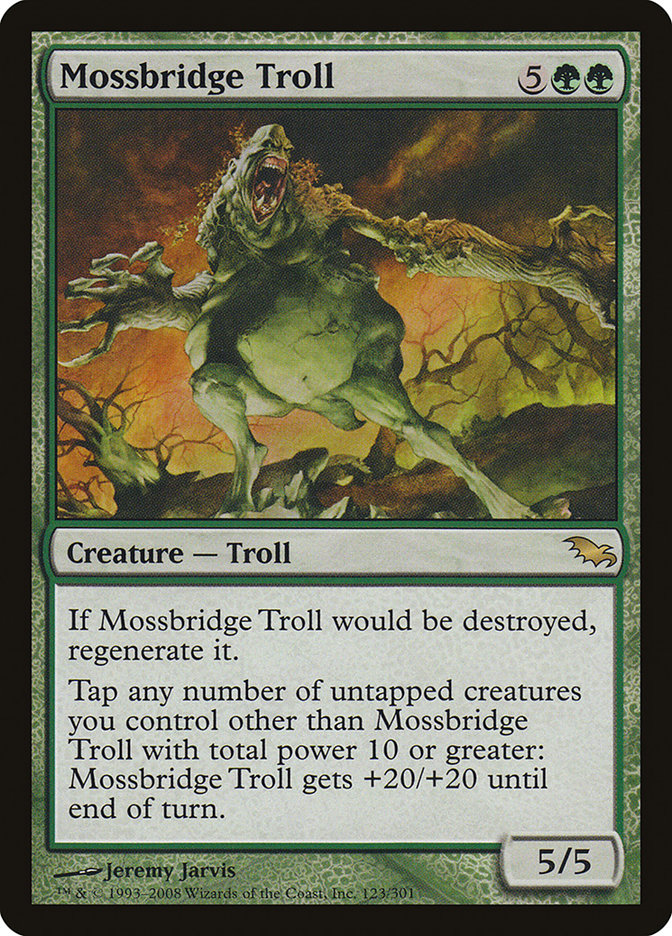 Mossbridge Troll 123/301 (Shadowmoor)  | Good Games Cannington