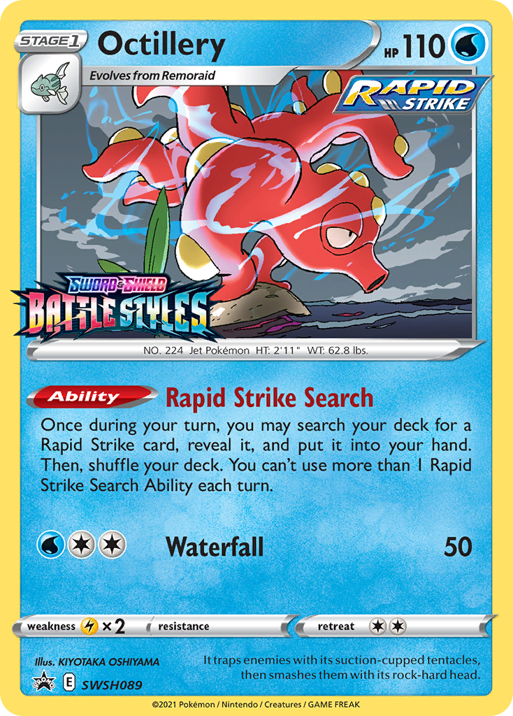 Octillery (SWSH089) (Prerelease Promo) [Sword & Shield: Black Star Promos] | Good Games Cannington