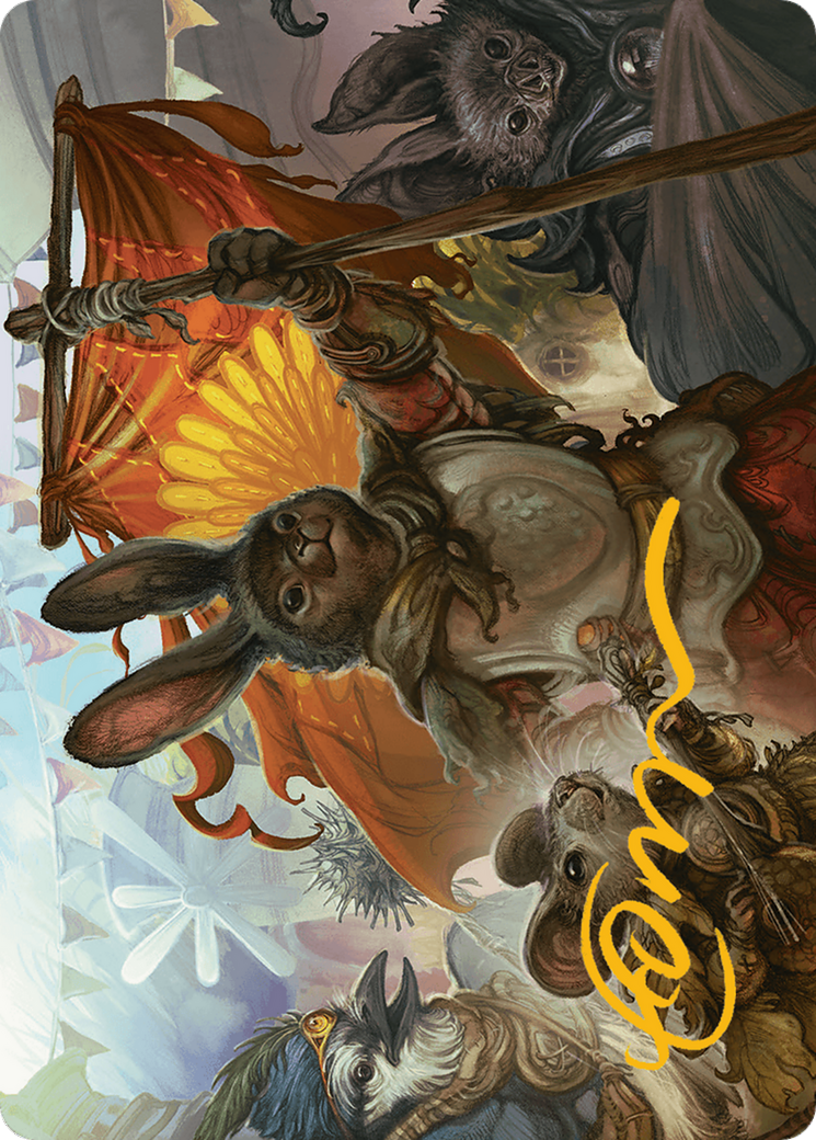 Valley Questcaller 2 Art Card (Gold-Stamped Signature) [Bloomburrow Art Series] | Good Games Cannington