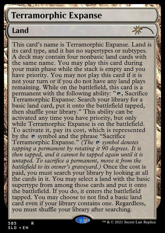 Terramorphic Expanse (Full Text) [Secret Lair Drop Promos] | Good Games Cannington