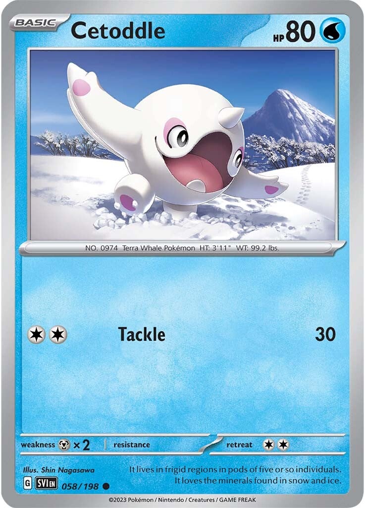 Cetoddle (058/198) [Scarlet & Violet: Base Set] | Good Games Cannington