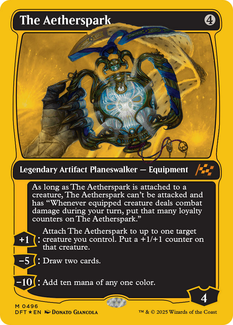 The Aetherspark (First-Place Foil) [Aetherdrift] | Good Games Cannington
