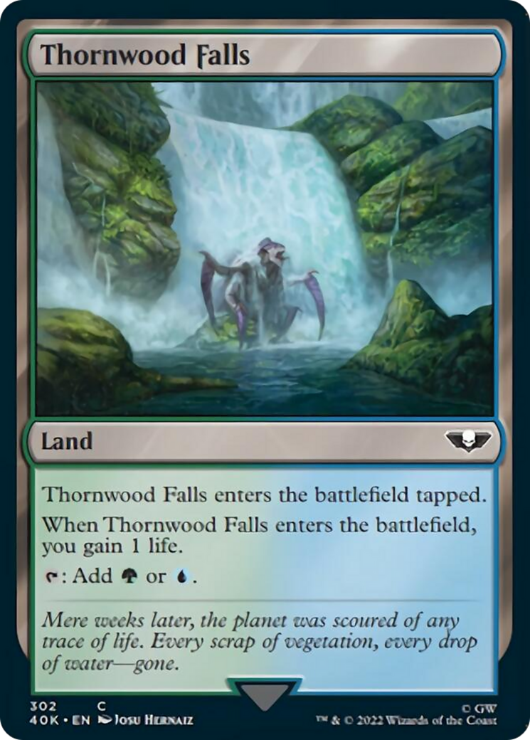 Thornwood Falls (Surge Foil) [Warhammer 40,000] | Good Games Cannington