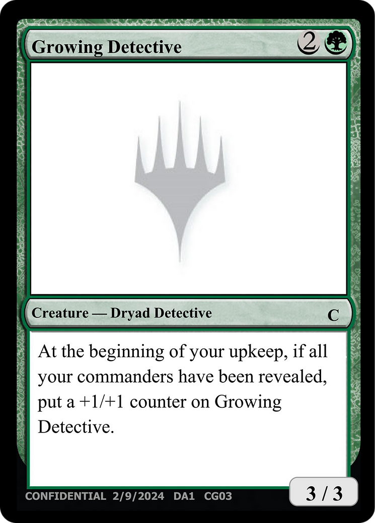 Growing Detective [Unknown Event] | Good Games Cannington