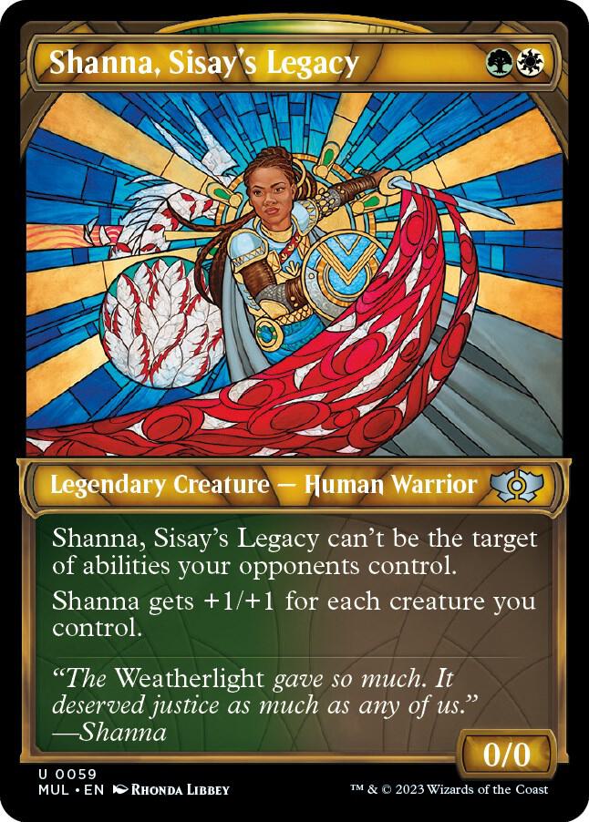 Shanna, Sisay's Legacy 59/65 (March of the Machine: Multiverse Legends)  - Showcase Foil | Good Games Cannington