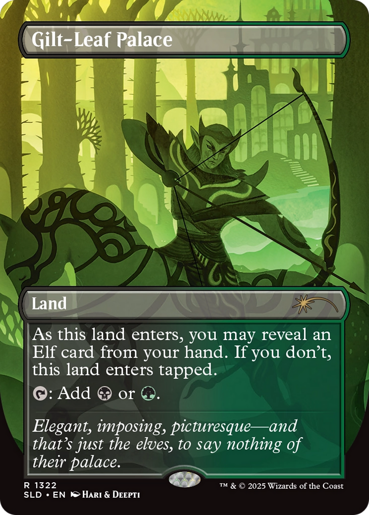 Gilt-Leaf Palace (Rainbow Foil) [Secret Lair Drop Series] | Good Games Cannington