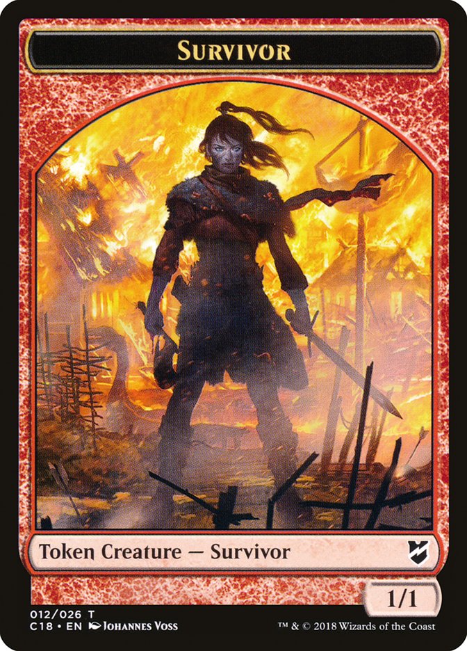Survivor Token [Commander 2018 Tokens] | Good Games Cannington