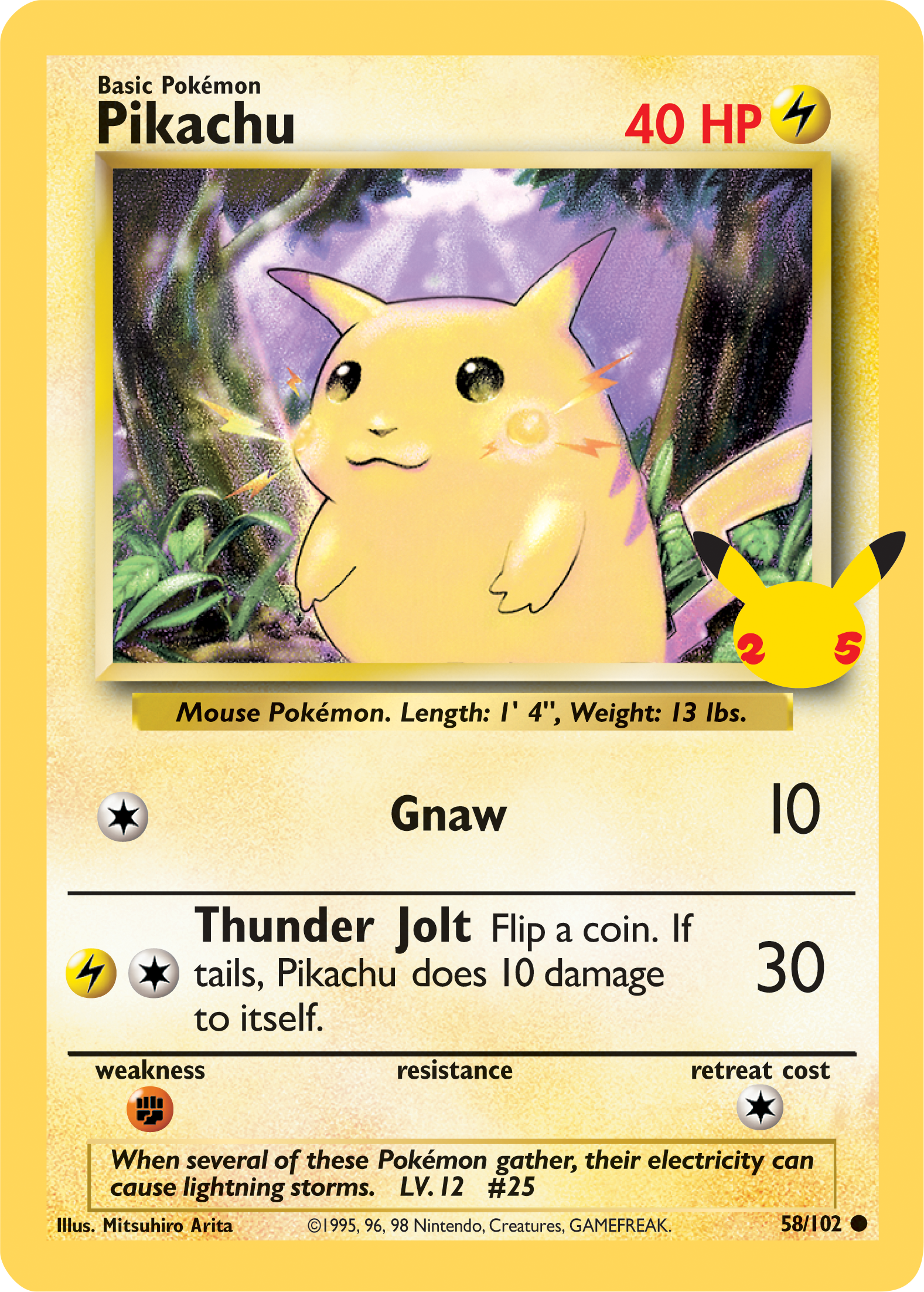 Pikachu (58/102) (Jumbo Card) [First Partner Pack] | Good Games Cannington