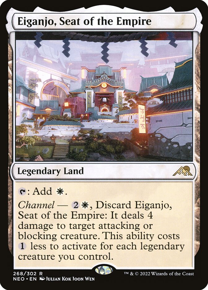 Eiganjo, Seat of the Empire 268/302 (Kamigawa: Neon Dynasty)  | Good Games Cannington