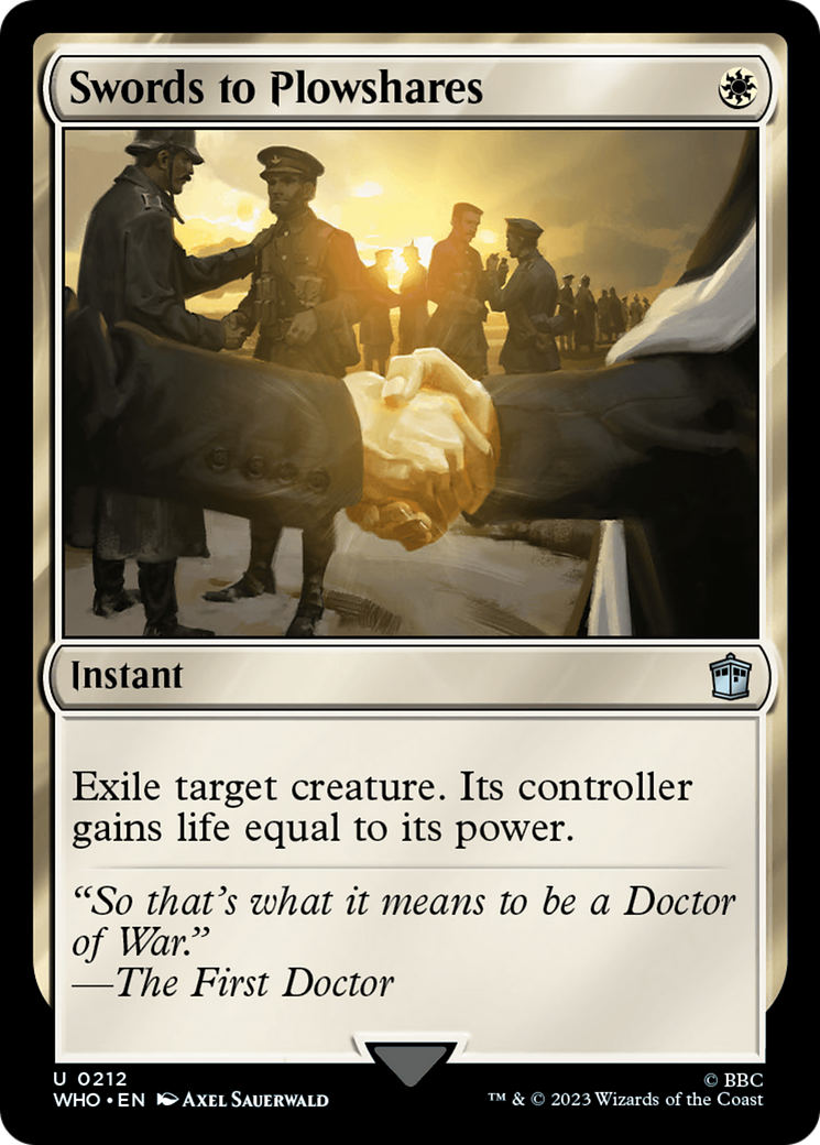 Swords to Plowshares [Doctor Who] | Good Games Cannington