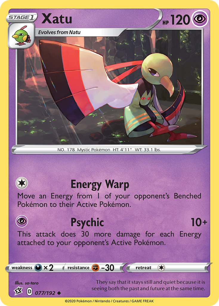 Xatu (077/192) [Sword & Shield: Rebel Clash] | Good Games Cannington