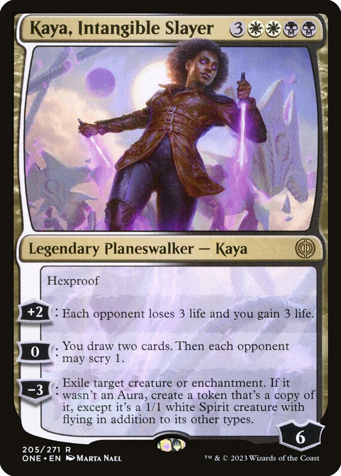 Kaya, Intangible Slayer 205/271 (Phyrexia: All Will Be One)  | Good Games Cannington