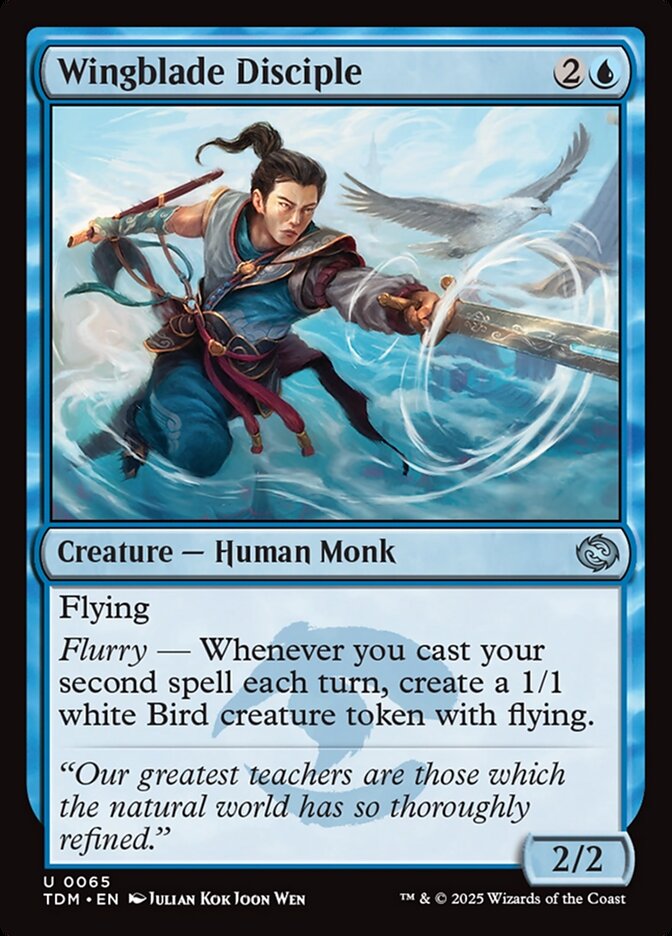Wingblade Disciple 65/291 (Tarkir: Dragonstorm)  - Foil | Good Games Cannington