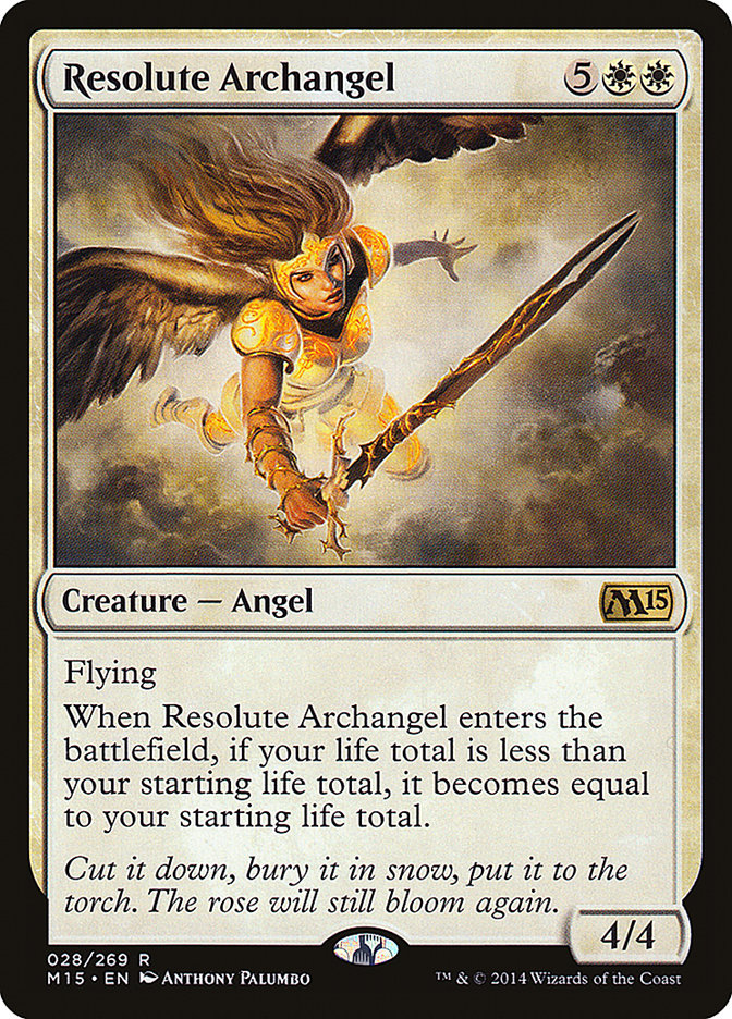Resolute Archangel 28/269 (Magic 2015 (M15))  | Good Games Cannington