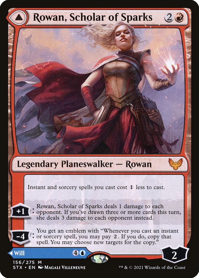 Rowan, Scholar of Sparks // Will, Scholar of Frost 156 (Strixhaven: School of Mages)  | Good Games Cannington