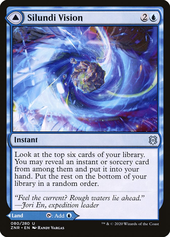 Silundi Vision // Silundi Isle 80/280 (Zendikar Rising)  | Good Games Cannington